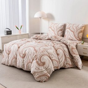 Obliečky z mikrovlákna NUDESTONE béžové Rozmer obliečky: 2 ks 70 x 80 cm | 160 x 200 cm