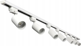 LED koľajnica 2m + 7x GU10 bodové žiarovky - sada