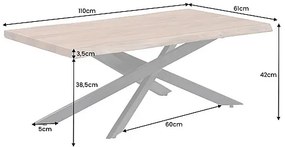 Heureka.sk | Bývanie a doplnky | Nábytok | Stoly a stolíky | Konferenčné stolíky | Konferenčný stôl Mammut 44059 110x60cm Drevo Acacia - Komfort-nábytok