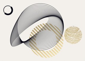Obraz - Geometrické tvary N⁰3 (70x50 cm)