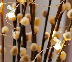 Svetelná reťaz s mikro LED a zajačikmi