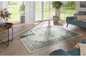 Zeleno-krémový vonkajší koberec NORTHRUGS Borbon, 160 x 230 cm