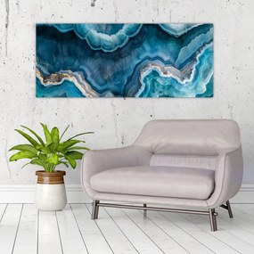 Obraz - Akvamarín detail (120x50 cm)