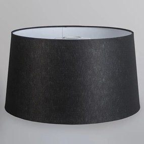 Moderné závesné svietidlo oceľ s tienidlom 45 cm čierne - Cappo 1