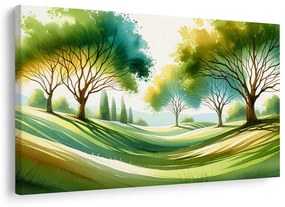 Obraz krajina so stromami