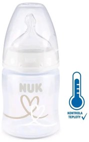 NUK Dojčenská fľaša NUK First Choice Temperature Control 150 ml white