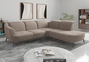 XXXLutz ROHOVÁ SEDAČKA, textil, cappuccino Sit & More - Sedačky - 00014401851B