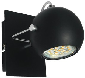 CLX Moderné LED nástenné bodové svetlo TEMISTOCLE, čierne