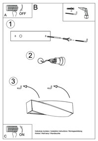 Nástenné svietidlo SIGMA 1xE27/60W/230V šedá