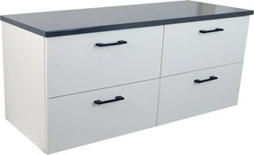Comodo Kúpeľňová skrinka pod doskové umývadlo Agria NEW W 120-HD - biela/antracit