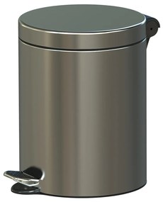 Nášľapný odpadkový kôš, 5 L, nerez matný