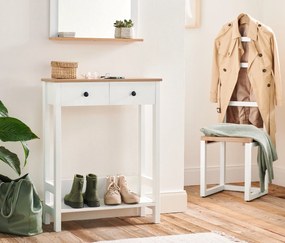 Konzolový stolík s 2 zásuvkami