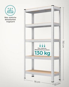 Sada 2 úložných políc GLR030E02