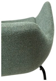 Svetlozelené kreslo z textílie buklé Zimmer – DAN-FORM Denmark