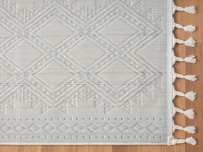 My Flair, Behúň Moroccan Delight CA40061 weiß, 80x250, čiernobiela, obývacia izba