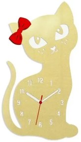 Nástenné hodiny Cat zlaté