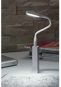 LED stolová USB lampa Paulmann 70885 1x0,5W 30lm 6500K biela