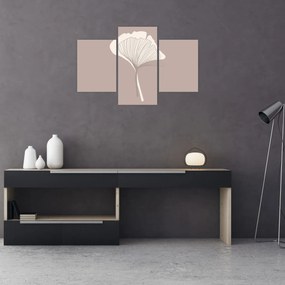 Obraz - Béžové listy N⁰3 (90x60 cm)
