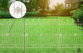 Mriežka na popínavé rastliny Mangold - 115 x 125 cm - Krémová antik