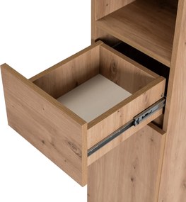 Policová skriňa Vendeta (dub artisan) . Akcia -19%. Vlastná spoľahlivá doprava až k Vám domov. 1129287