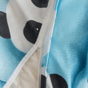 Obliečky z mikrovlákna SKY PANDA modré Rozmer obliečky: 70 x 80 cm | 140 x 200 cm