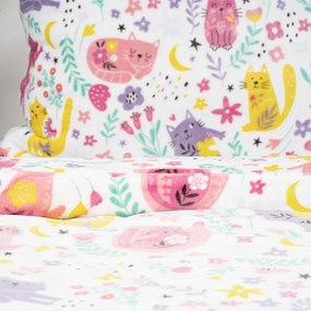 4Home Obliečky mikroflanel Playful Paws, 160 x 200 cm, 70 x 80 cm