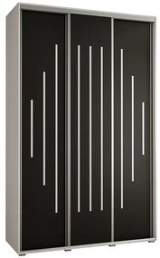 Skriňa 45 Canaris 12 170 biela/čierna/silver