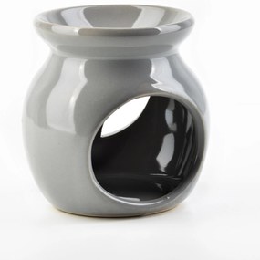 Keramická aroma lampa LILIO 7,7 cm šedá