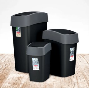 Curver Odpadkový kôš FLIP BIN 45L, čierny
