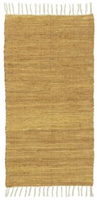 Ib Laursen Bavlnený behúň na podlahu Mustard 60 x 120 cm