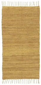 Ib Laursen Bavlnený behúň na podlahu Mustard 60 x 120 cm