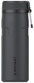 Čierna termoska z nehrdzavejúcej ocele 470 ml IceFlow™ Bottle Twist Flip Black – Stanley