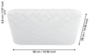 Eglo 900613 - LED Stropné svietidlo RENDE LED/19,5W/230V
