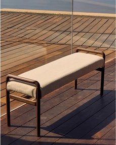 Krémová/v prírodnej farbe ženilková lavica Macaret – Kave Home