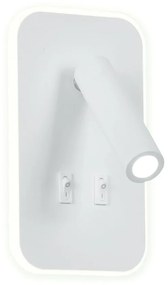 LED Nástenné bodové svietidlo IRIS LED/14W/230V 3000K biela