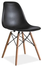 Jedálenská stolička Signal ENZO buk/čierna