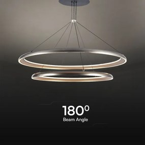 LED Luster na lanku LED/65W/230V 3000K