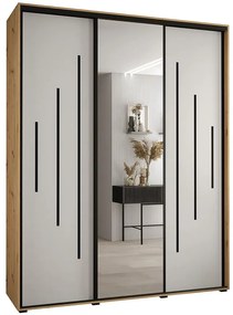 Skriňa 45 Canaris 13 200 artisan/biela/čierna