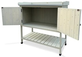 Habau Záhradný stolík s odkladacím priestorom a skrinkou  (100374496)