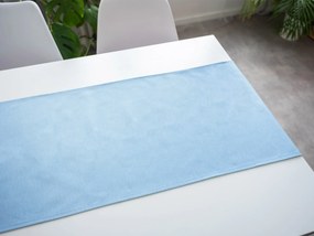 Behúň Matilde – 40 × 140 cm svetlomodrá