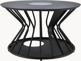 Okrúhly konferenčný LED stolík so solárnym panelom do interiéru/exteriéru Cosilumia