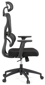 Autronic BONTEC Kancelárska stolička, hojdací mechanizmus, čierna, KA-K2080 BK Farba: Čierna