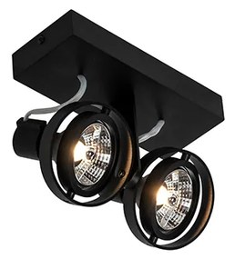 Moderné bodové svetlo čierne 2-žiarovkové - Master 70