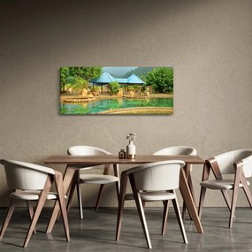 Obraz - Shanghai hotel park (120x50 cm)