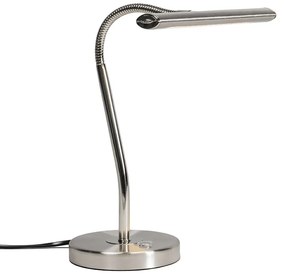 Moderná stolová lampa z ocele vrátane LED - tablo