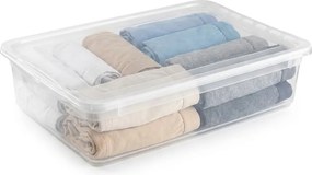 Keeeper Úložný box s vekom (má dve funkcie) BEA Clearbox 8L, 39 x 26,5 x 10 cm