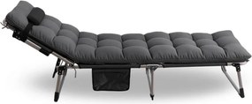 Lehátko VENUS, sivé