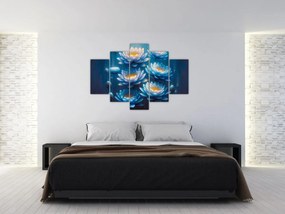 Obraz - Lekná pod hladinou (150x105 cm)