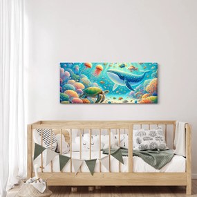 Obraz - Svet pod hladinou (120x50 cm)