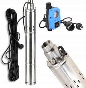 Ponorná Pumpa 3" Deep 1800 L/h 250 W Do Vodnej Studne Automat CSK59 Sada